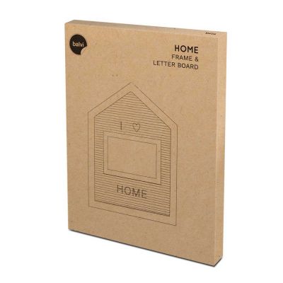 Portafoto & Bacheca con lettere Home formato 10x15 cm Grigio